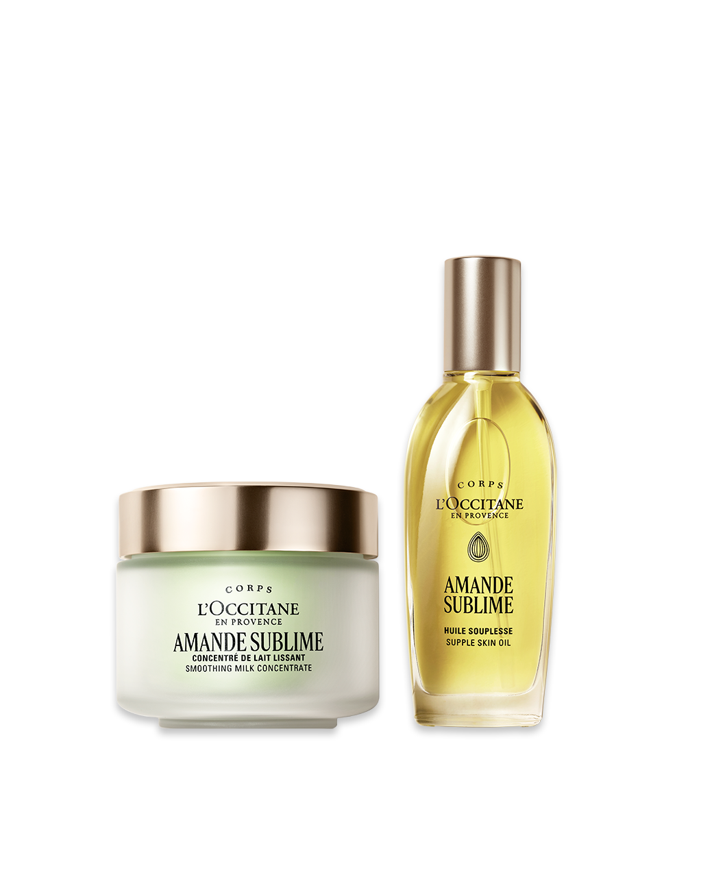 &Oacute;leo e Leite Hidratante Firmador Amande Sublime, , large